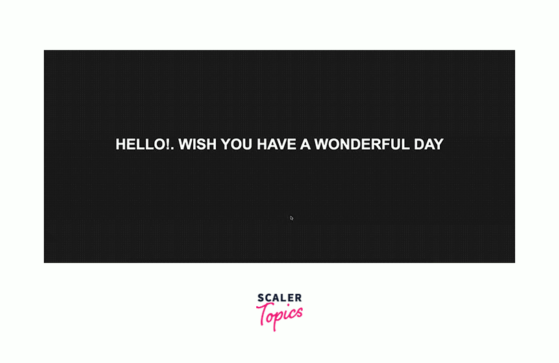 selection element output