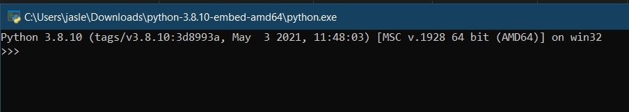 verify python was installed on windows