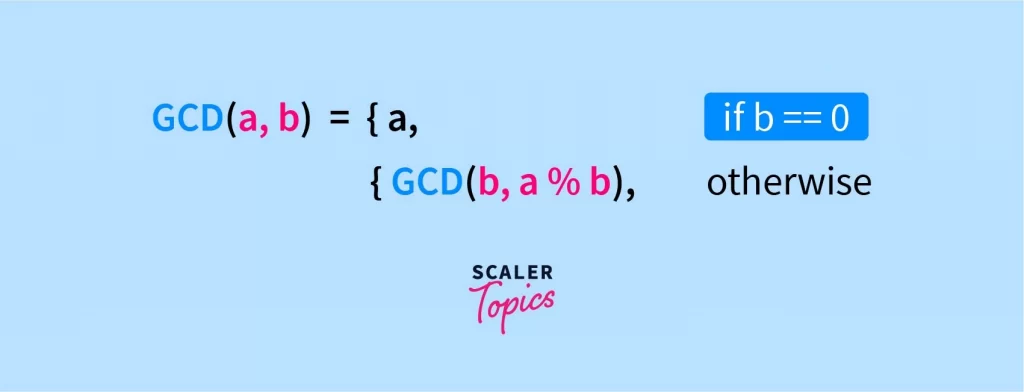 basic euclidean algorithm for gcd