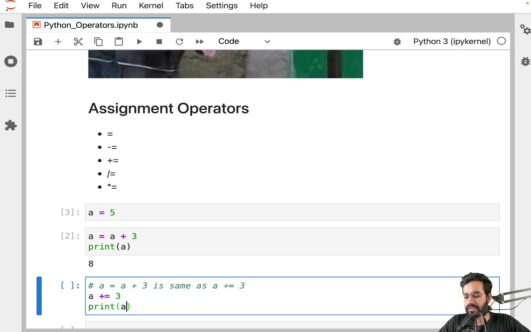 Assignment Operators